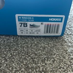 HOKA Rincon 3 women’s running shoes size 7. 

Brand new, never worn